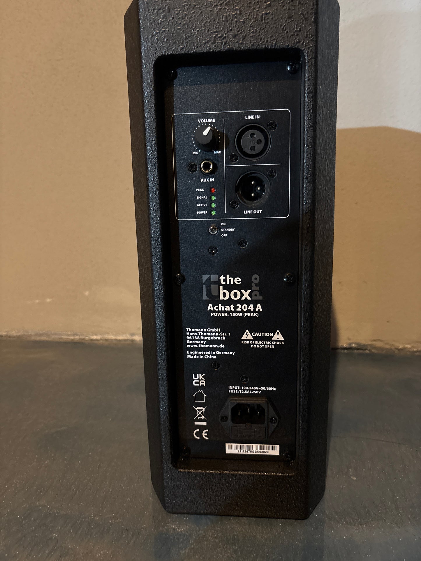 the box pro Achat 204 A – kompakter Aktivlautsprecher (2× 4″ / 80 W RMS)