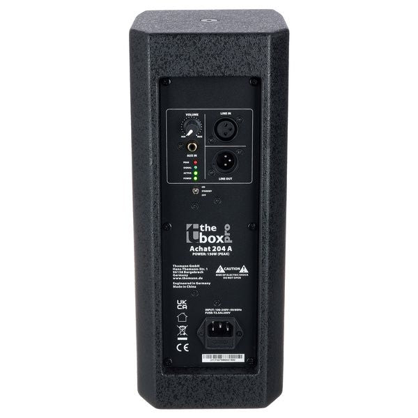 the box pro Achat 204 A – kompakter Aktivlautsprecher (2× 4″ / 80 W RMS)