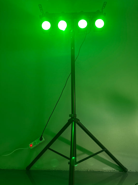 Eurolite KLS-50 Compact Light Set – 4-fach LED-Bar (optional mit Stativ)