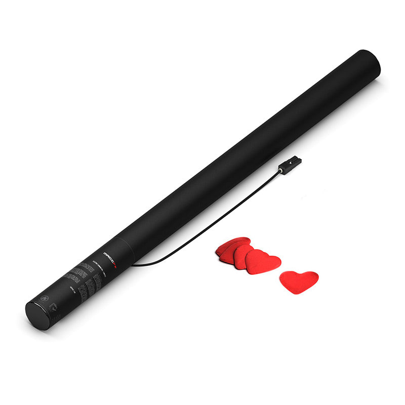 ELECTRIC CONFETTI SHOT 80 CM - HEARTS