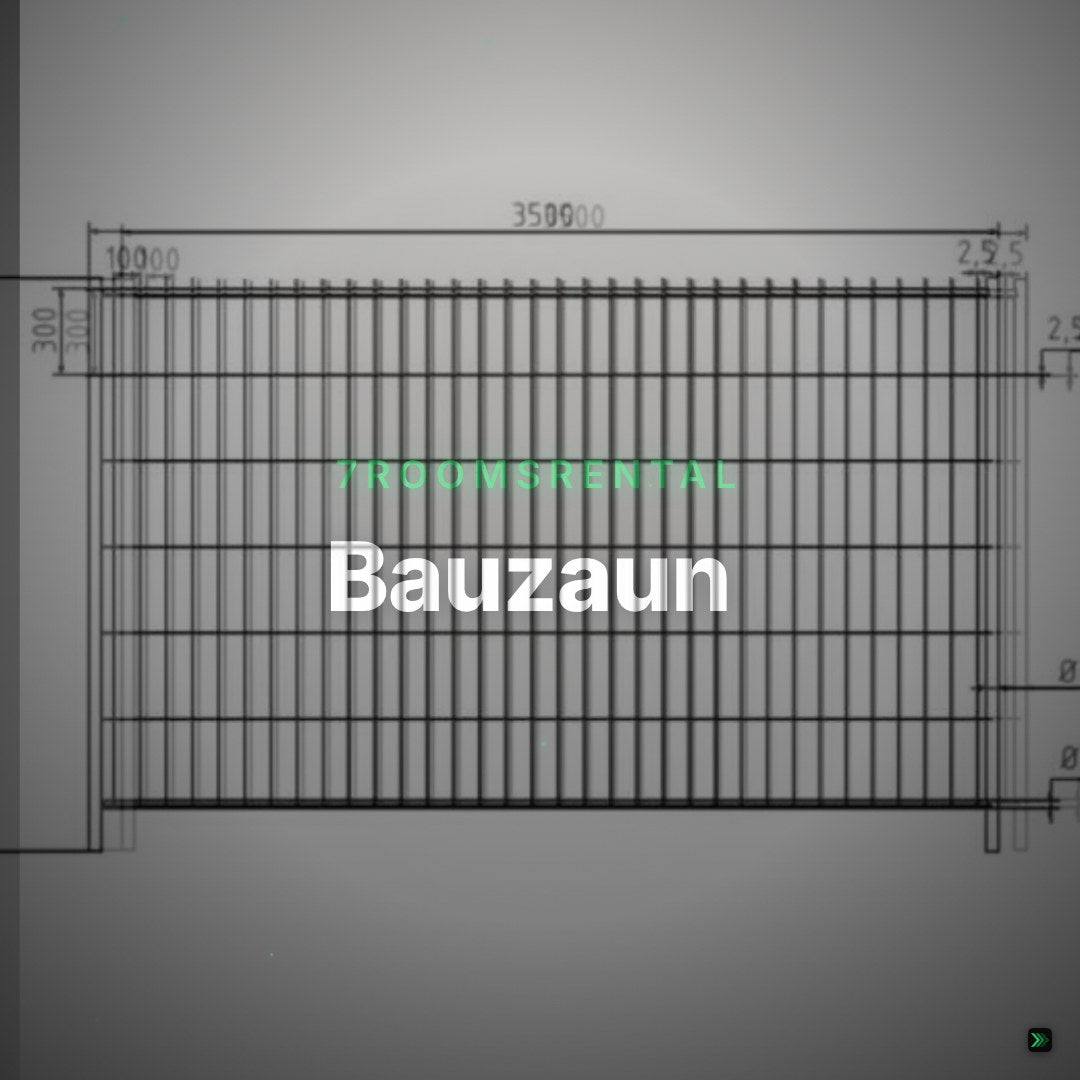 Bauzaun – Absperrung für Events, Baustellen & Sicherheit – Clean Showcase